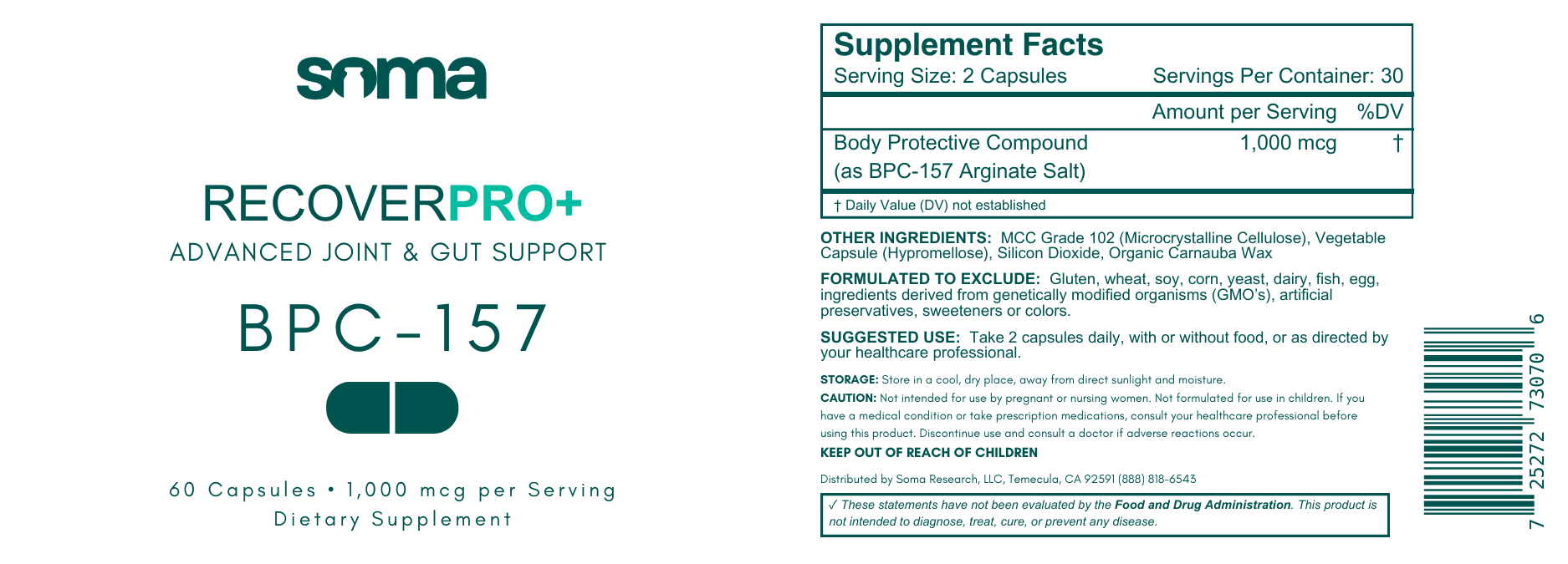 BPC-157 Pro+ Rapid Release