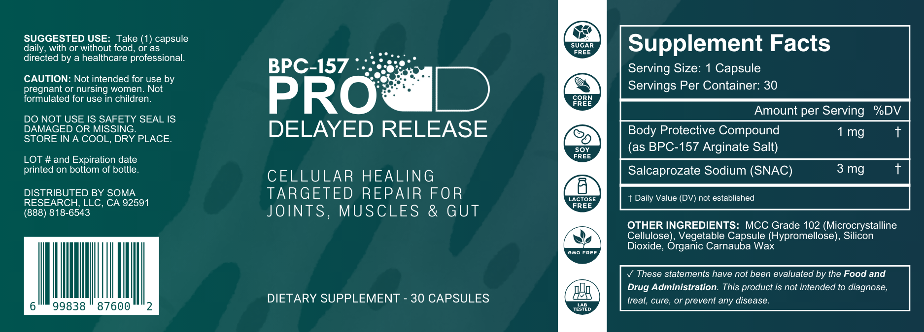 BPC-157 Pro+ Delayed Release