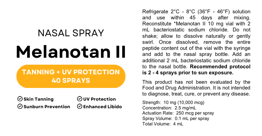 Melanotan II Nasal Spray