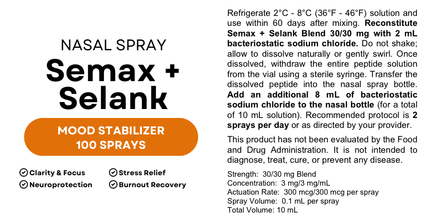 Semax + Selank Nasal Spray